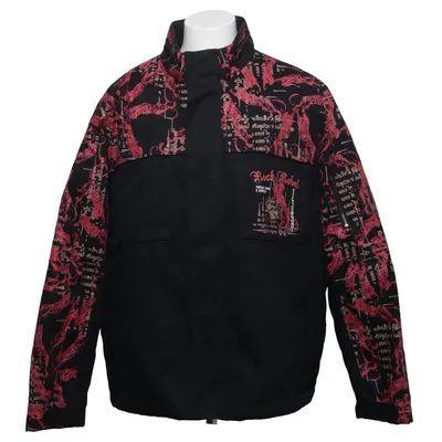 Jacke (Schwarz, Rot) von Rock Rebel Baumwolle, Polyester