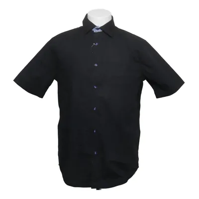 Korte mouwen shirt (Zwart) van Perzoni Katoen, Elastaan