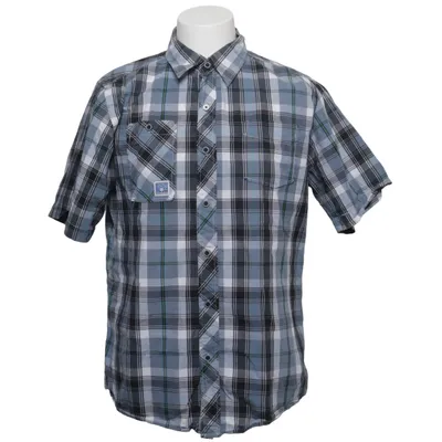 Chemise à manches courtes (Bleu, Blanc, Noir) de Zoo York Coton