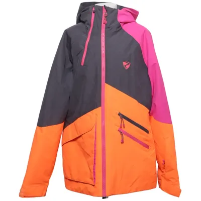 Jacket (Gray, Pink, Orange) from Ziener Polyamide, Polyester