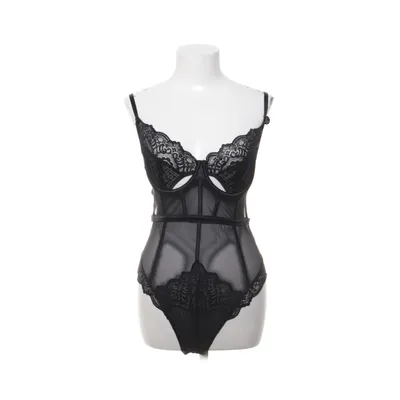 Lingerie body (Black) from Hunkemöller Cotton, Elastane, Polyamide