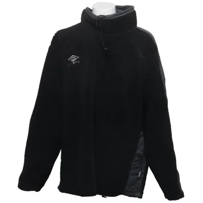 Fleece jacket (Black, Gray) from Umbro Acrylic, Polyester