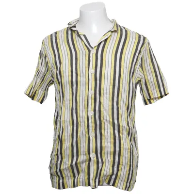Short sleeve shirt (Yellow, Gray, White) from Schnayderman's Linen, Silk