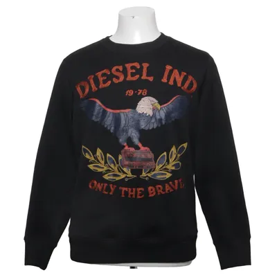 Sweatshirt (Zwart, Meerkleurig) van Diesel Katoen, Elastaan, Polyester