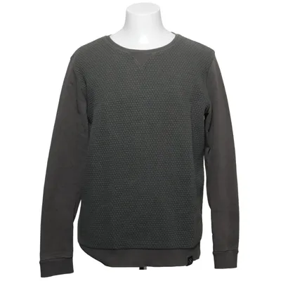 Sweatshirt (Gray, Green) from Kultivate Cotton, Elastane, Polyester