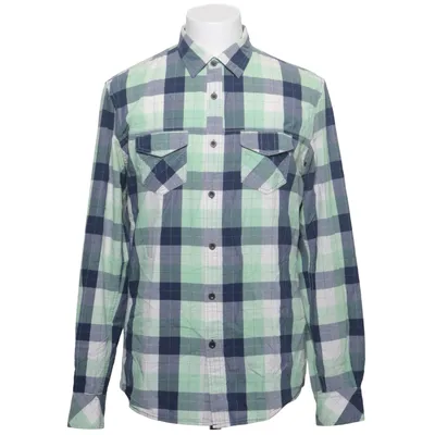 Chemise en flanelle (Vert, Bleu, Blanc) de Tom Tailor Denim Coton