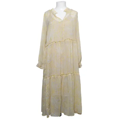 Jurk (Geel, Wit) van Rue de Femme Elastaan, Polyester, Viscose
