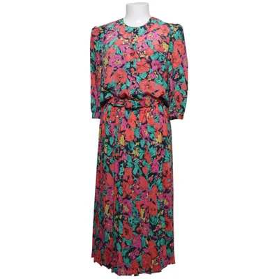Kjole (Sort, Flerfarvet) fra Eurofashion Polyester