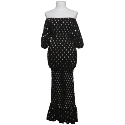 Robe (Noir, Or) de Never Fully Dressed Coton, Viscose