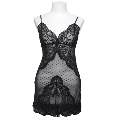 Negligé (Zwart) van Hunkemöller Elastaan, Polyamide