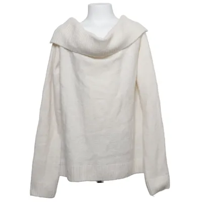 Pull-over (Blanc) de Gina Tricot Acrylique, Laine d'alpaga, Élasthane, Polyester