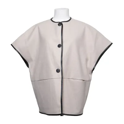 Cape (Beige, Black) from Fransa Polyester