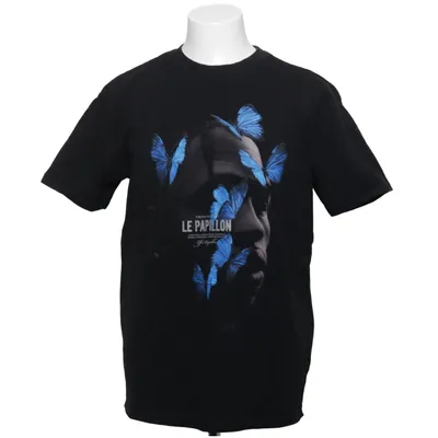 T-shirt (Black, Blue) from Mister Tee Cotton