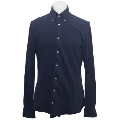 Button down shirt (Blue) from Ströms Cotton