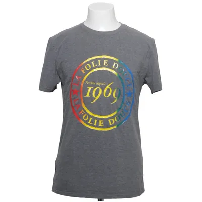 T-shirt (Grå, Flerfärgad) från La Folie Douce Bomull, Elastan