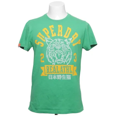 T-shirt (Vert, Jaune, Blanc) de Superdry Coton, Polyester