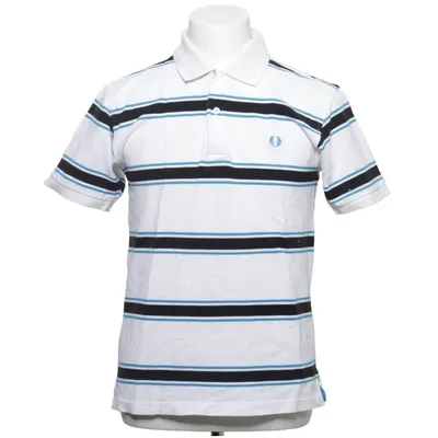 Poloshirt (Wit, Zwart, Blauw) van Fred Perry Katoen