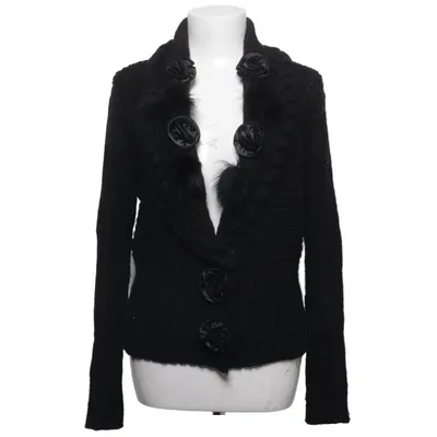 Cardigan (Black) from Sophyline Acrylic, Wool