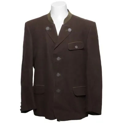 Blazer (Marron) de H. Moser Acétate, Viscose