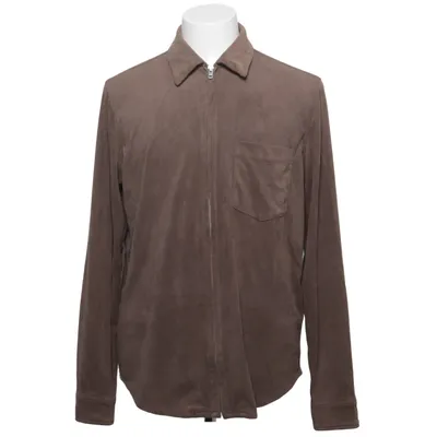 Jacket (Brown) from Velour by Nostalgi Polyester
