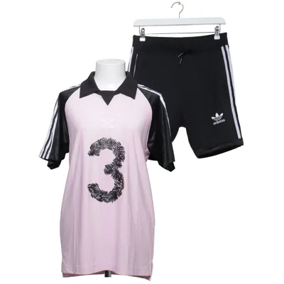 Träningsset (Rosa, Svart, Vit) från Adidas Bomull, Polyester