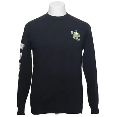 Langærmet t-shirt (Sort, Flerfarvet) fra Ripndip Bomuld
