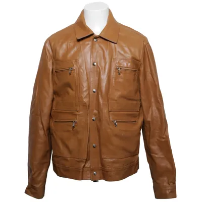 Leren jack (Bruin) van Moda Italia Leer