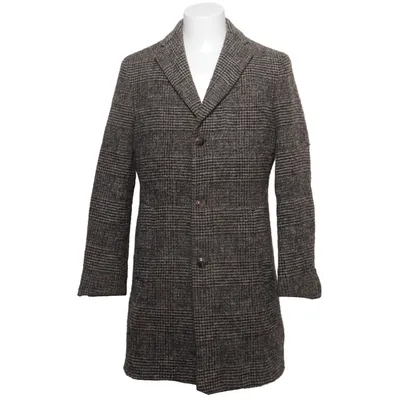 Coat (Brown, Beige) from Massimo Dutti Polyester, Wool