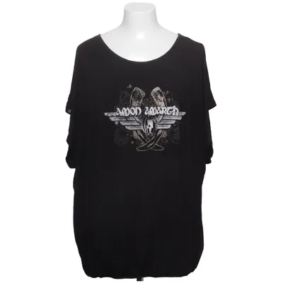 T-shirt (Sort) fra EMP Elastan, Viscose