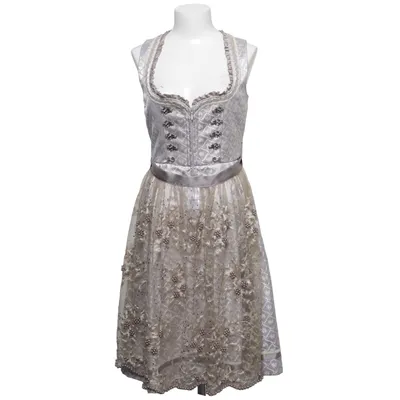 Dirndl (Vit, Grå, Flerfärgad) från Krüger Madl Bomull, Polyester