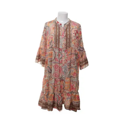 Klänning (Beige, Flerfärgad) från Bigg Bull Polyester, Silke