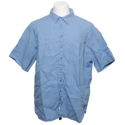 Korte mouwen shirt (Blauw) van Harris Wilson Linnen