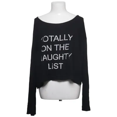 Lange mouwen shirt (Zwart) van Boohoo Plus Elastaan, Viscose
