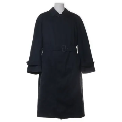 Trenchcoat (Blå) från Drabant Bomull, Polyester, Viskos, Ull