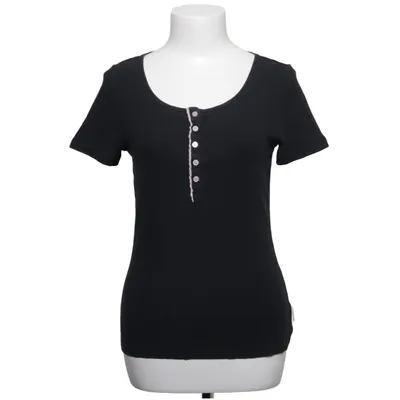 Henley shirt (Zwart) van Uncover