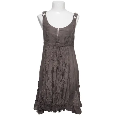 Dress (Brown) from Slim Cotton, Silk