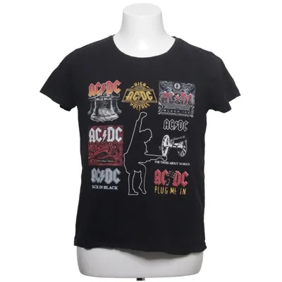 T-shirt (Black, Multicolored) from ACDC Cotton