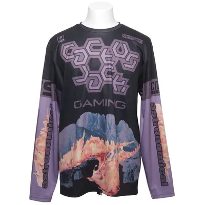 Långärmad t-shirt (Svart, Lila, Flerfärgad) från Cactus Jack Polyester