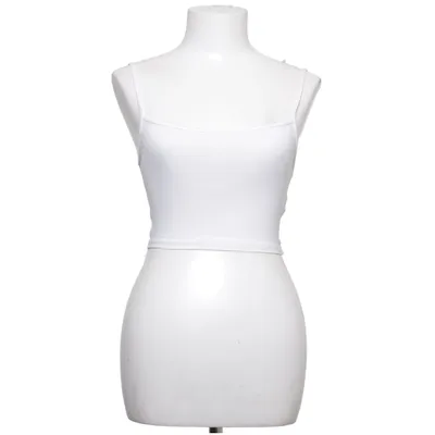 Crop top (White) from Stradivarius Elastane, Polyamide