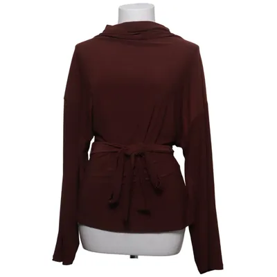 Wrap top (Brown) from IndieXO Elastane, Polyester