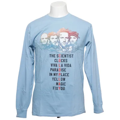 Lange mouwen shirt (Blauw) van Fruit of the Loom Katoen