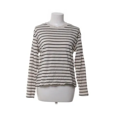 Lange mouwen shirt (Beige, Zwart) van Monki Katoen, Modal