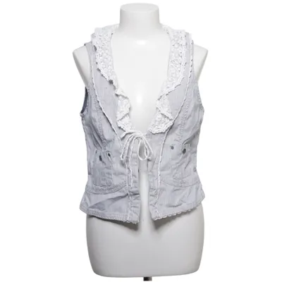 Denim vest (Blue, White) from Cream Cotton, Polyester
