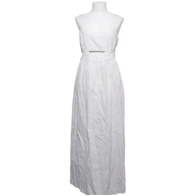 Maxi jurk (Wit) van Twinset Katoen, Linnen, Polyamide, Polyester