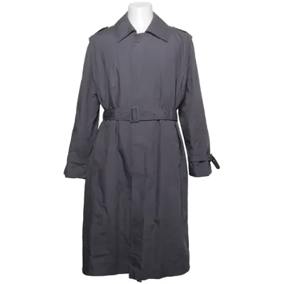 Trench coat (Gray) from Bagutta Cotton, Polyester