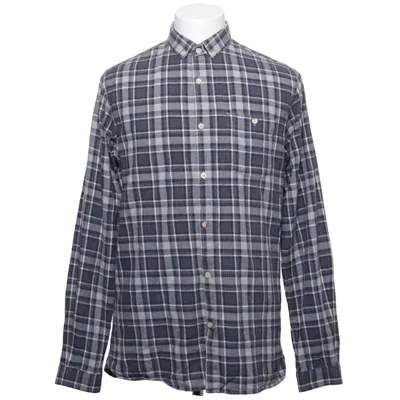 Flanellskjorta (Blå, Grå, Vit) från Knowledge Cotton Apparel Ekologisk bomull