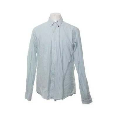 Button down shirt (White, Green) from John Henric Cotton