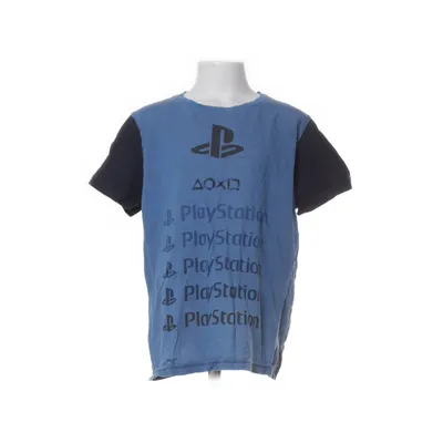 T-shirt (Blå, Sort) fra Playstation Bomuld