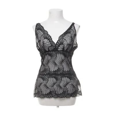 Pyjamatop (Zwart) van Saint Tropez Elastaan, Polyamide