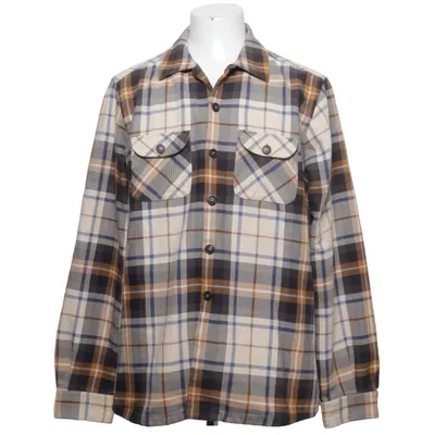 Flannel skjorte (Beige, Blå, Grå, Brun) fra Xacus Bomuld